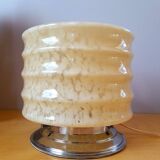 Art Deco lamp in Clichy glass