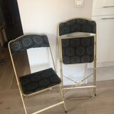 Golden and black concert chairs