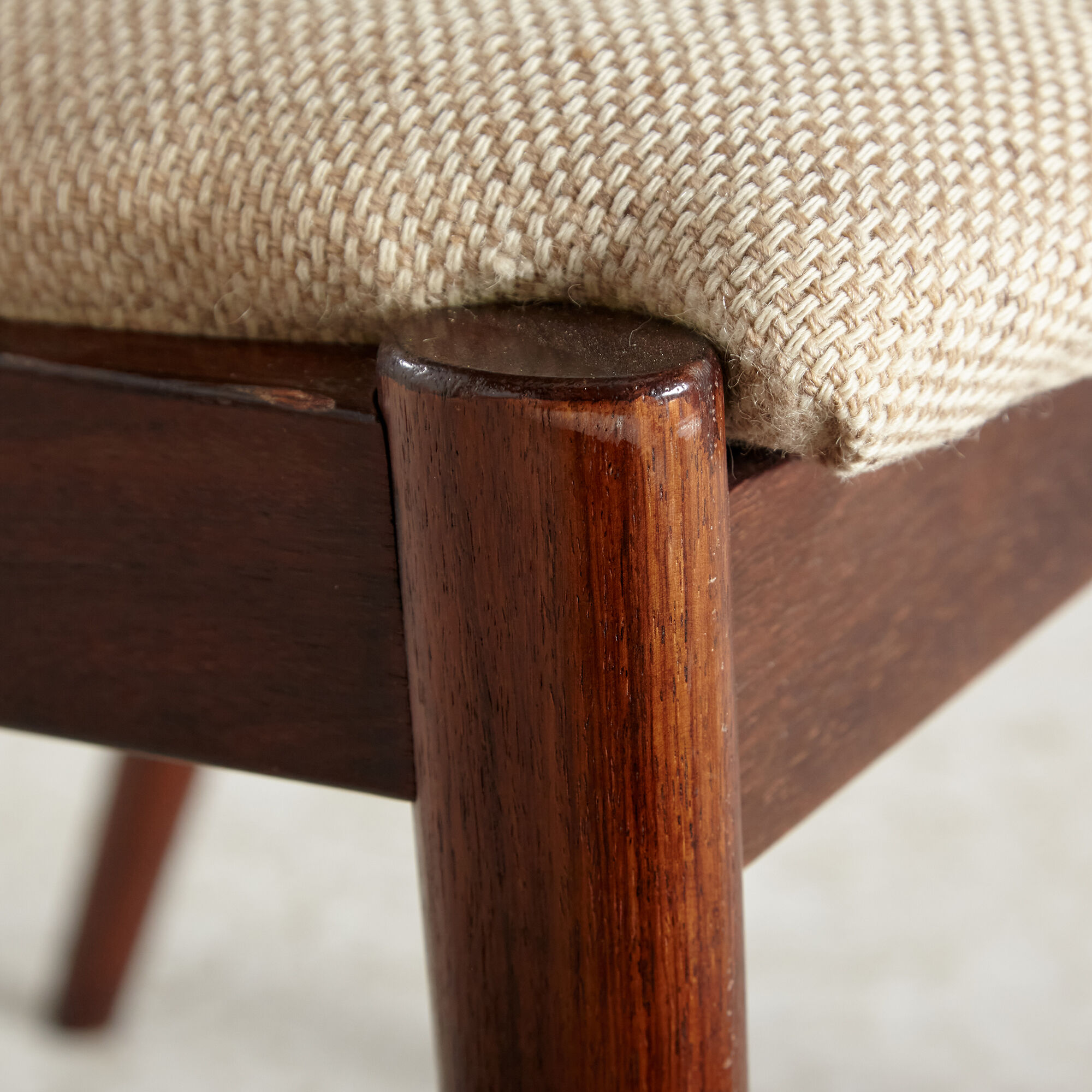 Model 42 teak dining chairs by Kai Kristiansen for Schou Andersen