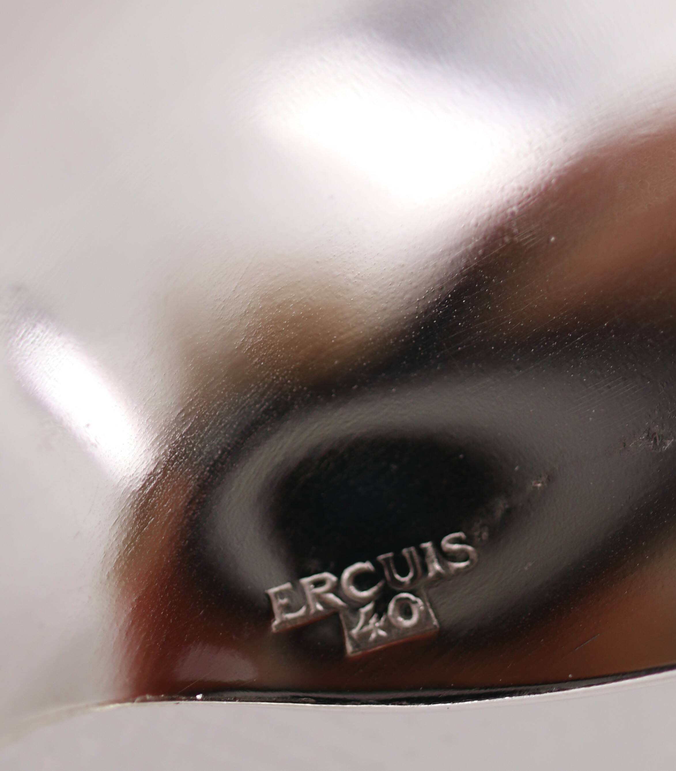 Ercuis Coquille 12 dessert spoons, silver-plated, 16.5 cm, excellent condition.