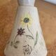 Pichet artisanal motif floral