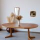 Vintage oak extendable dining table | Scandinavian design