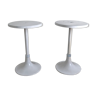 Pair of 70's vintage Tulip side table