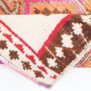 Red & Brown Oriental Persian Runner Rug, 84x334Cm
