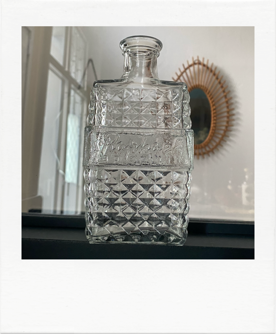 Carafe St Raphaël diamond tip glass