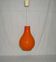Orange teardrop pendant light from the 1970s