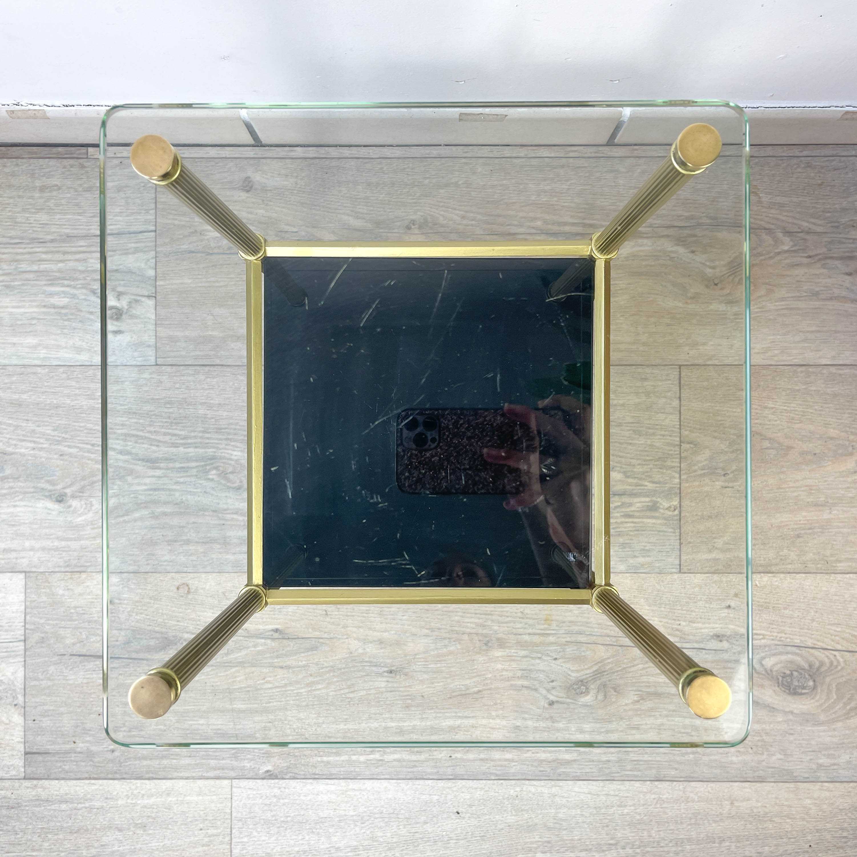 Brass and glass harness 1970