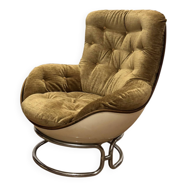 Fauteuil années 70 Michel Cadestin