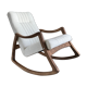 Original mid-century rocking Chair from TON, Czechoslovakia, 1960s