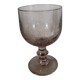 Large stemmed glass with bubble glass