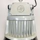 Black enamel industrial pendant light, 1960