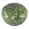 Boîte couvercle ou bonbonnière en porcelaine chinois chine