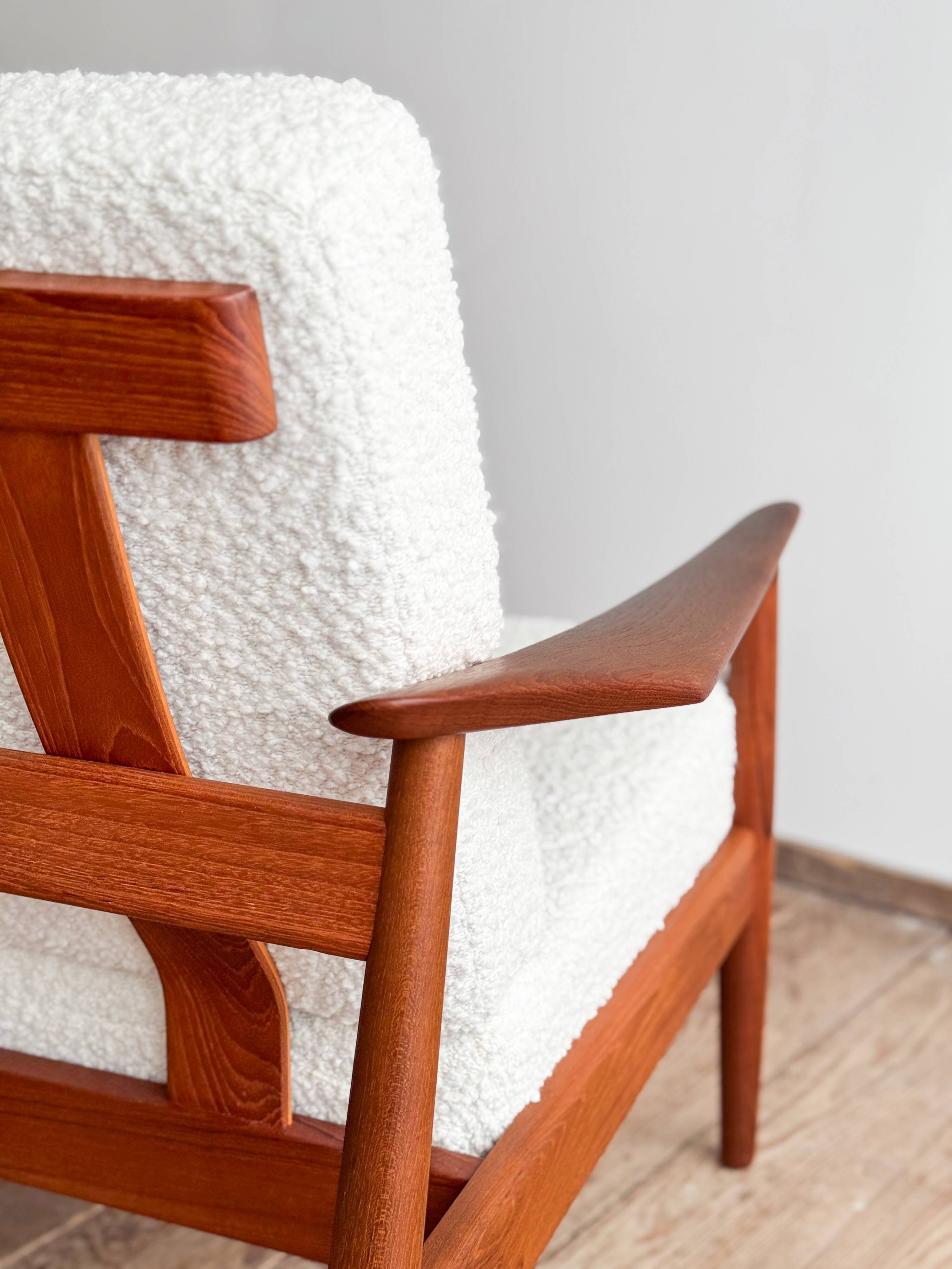 Canapé 3 places Arne Vodder modèle FD164 pour France & Son, Danemark