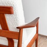 Canapé 3 places Arne Vodder modèle FD164 pour France & Son, Danemark