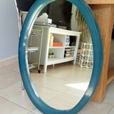 Oval mirror 70s - 78x58cm