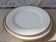 2 plats ronds porcelaine de Limoges bordure dorée