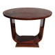 round pedestal table, Art Deco