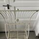 Iron liquor cabinet console table