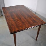 Extendable rosewood dining table year 60