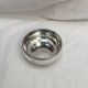 Old white silver metal cup Christofle numbered dimension