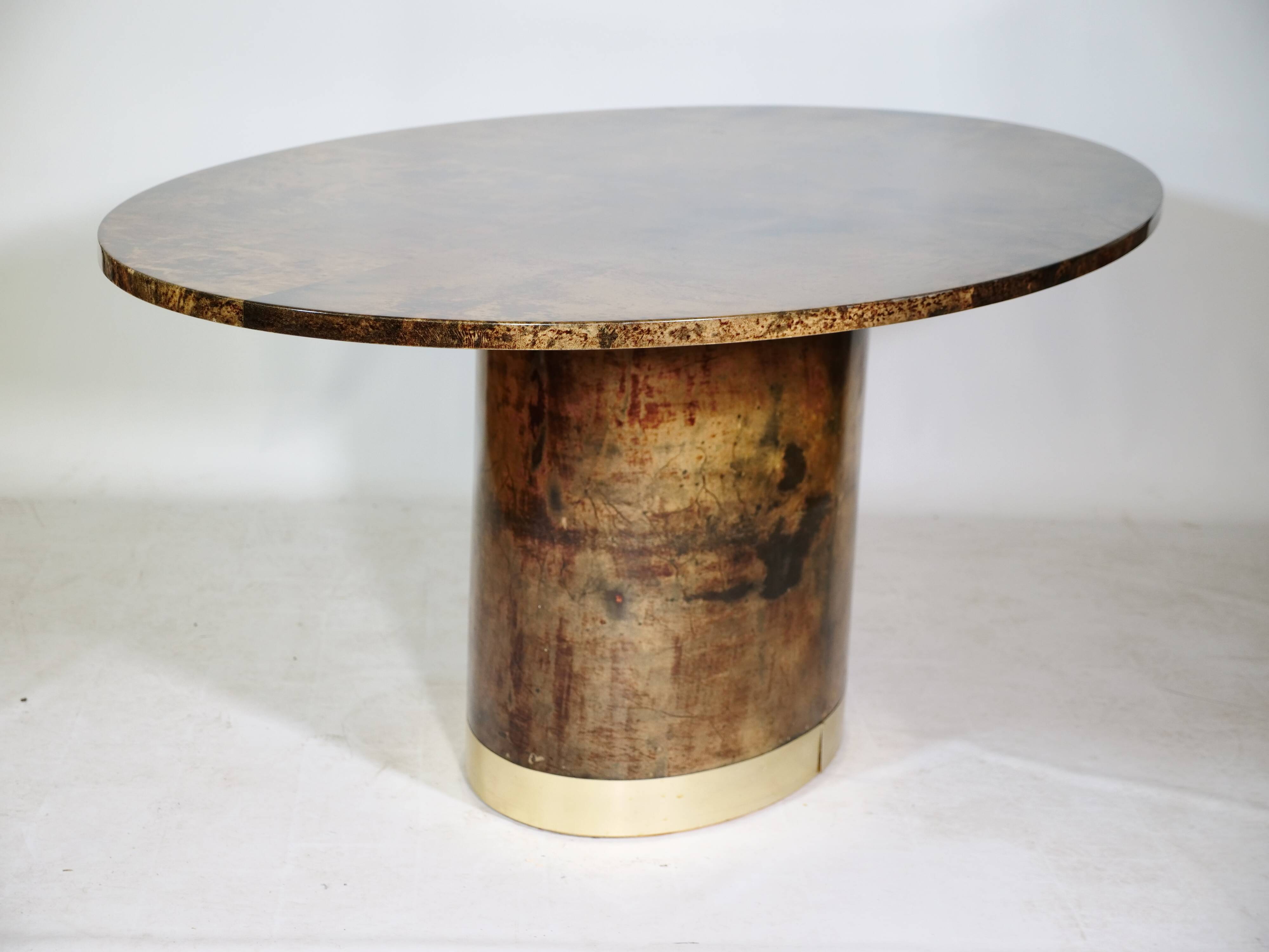 Oval design dining table by Adlo Tura 70s table Italy