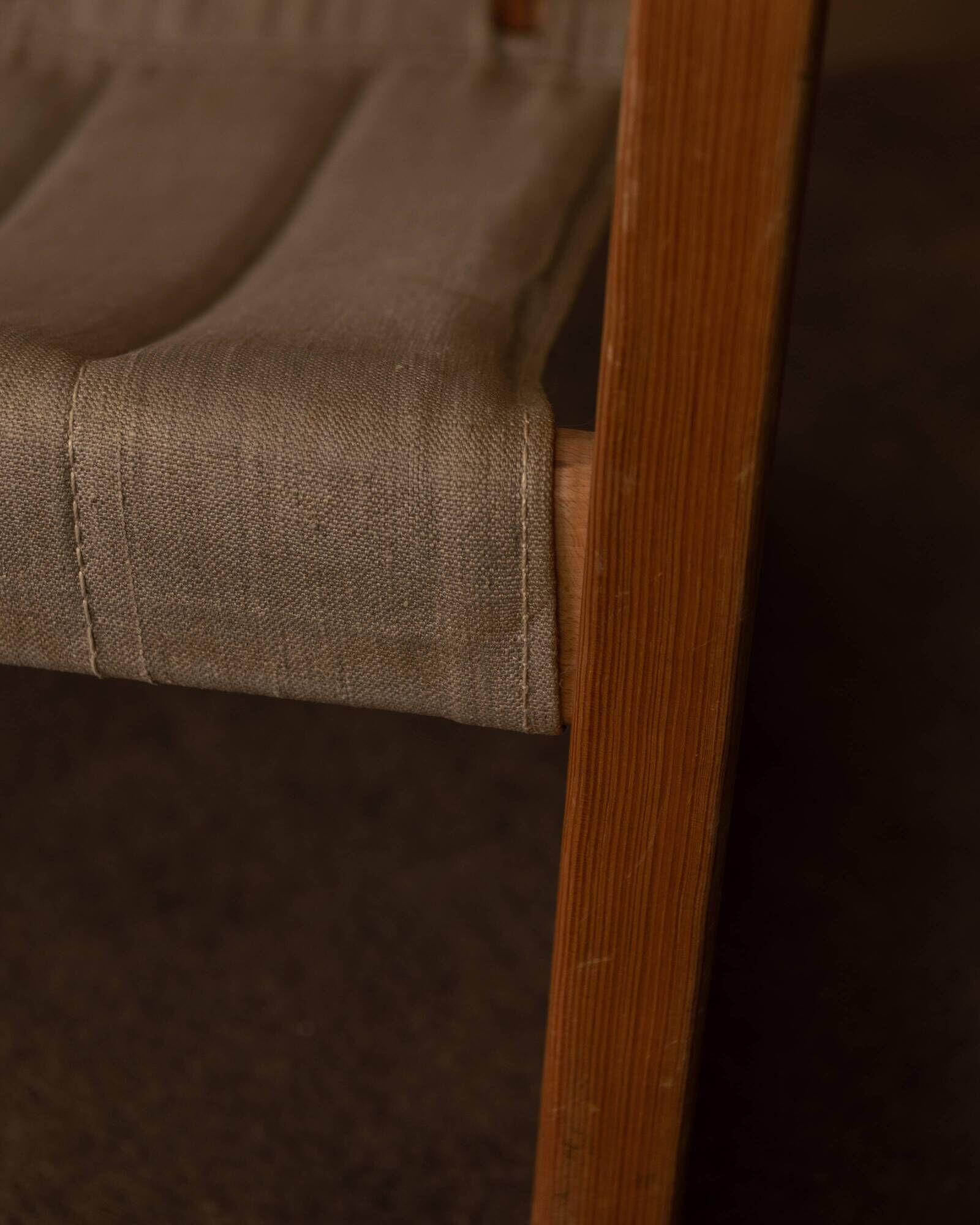Diana safari chair by Karin Mobring for IKEA · pine and canvas