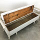 Swedish antique painted wooden sofa 19th century