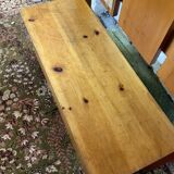 Vintage solid pine wardrobe