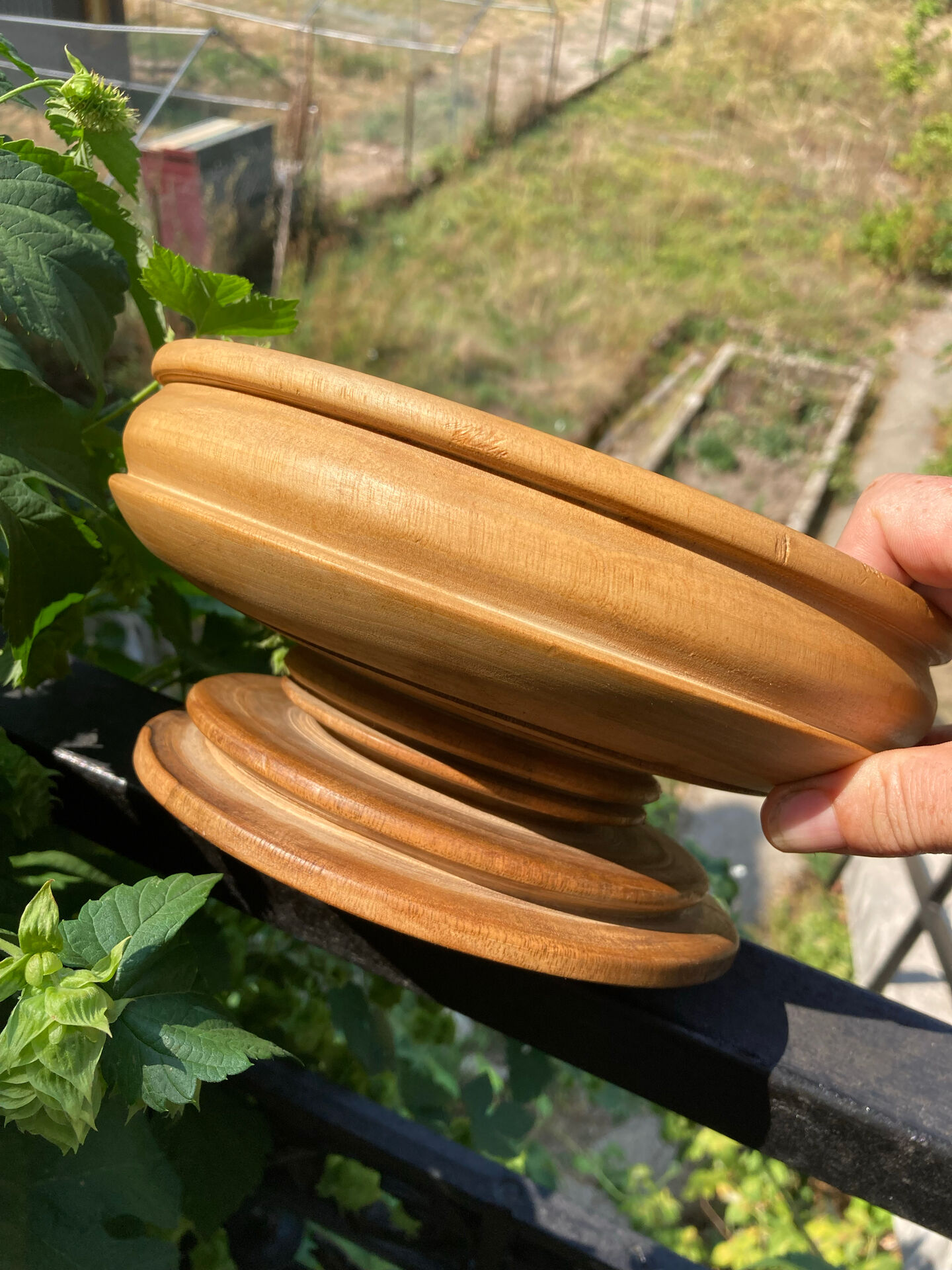 Bol en bois tourné artisanat Haut Marnais