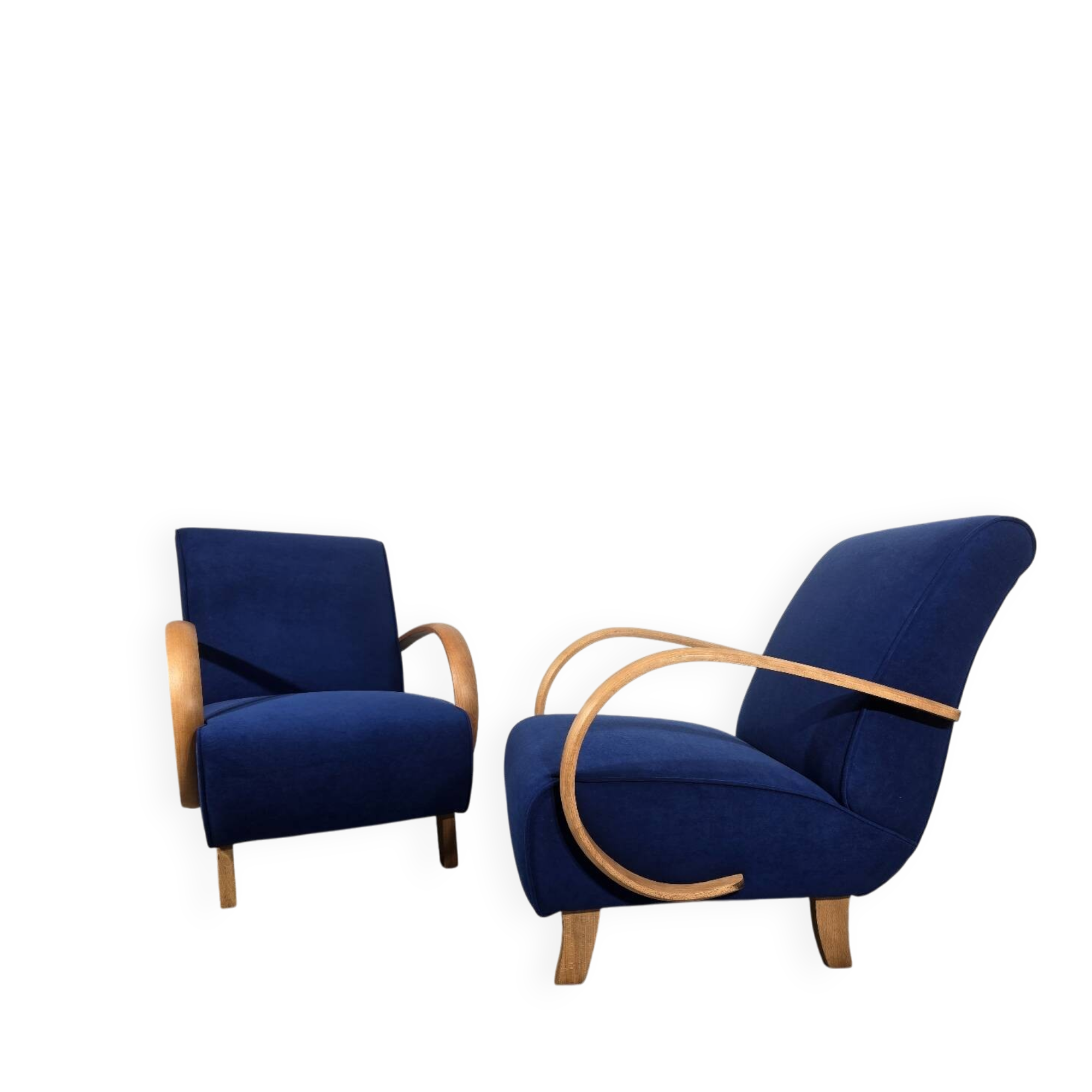 Lounge Chairs from Jindrich Halabala, 1940s, Set of 2