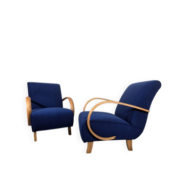 Lounge Chairs from Jindrich Halabala, 1940s, Set of 2