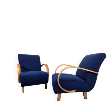 Lounge Chairs from Jindrich Halabala, 1940s, Set of 2