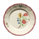 Hand-painted Pexonne footed plate or serving dish