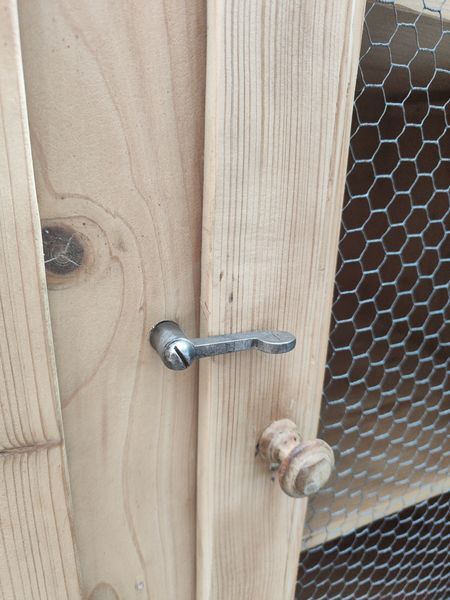 old workshop furniture four mesh doors