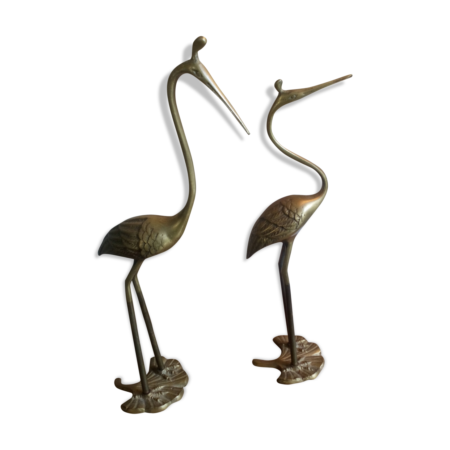Couple of brass waders