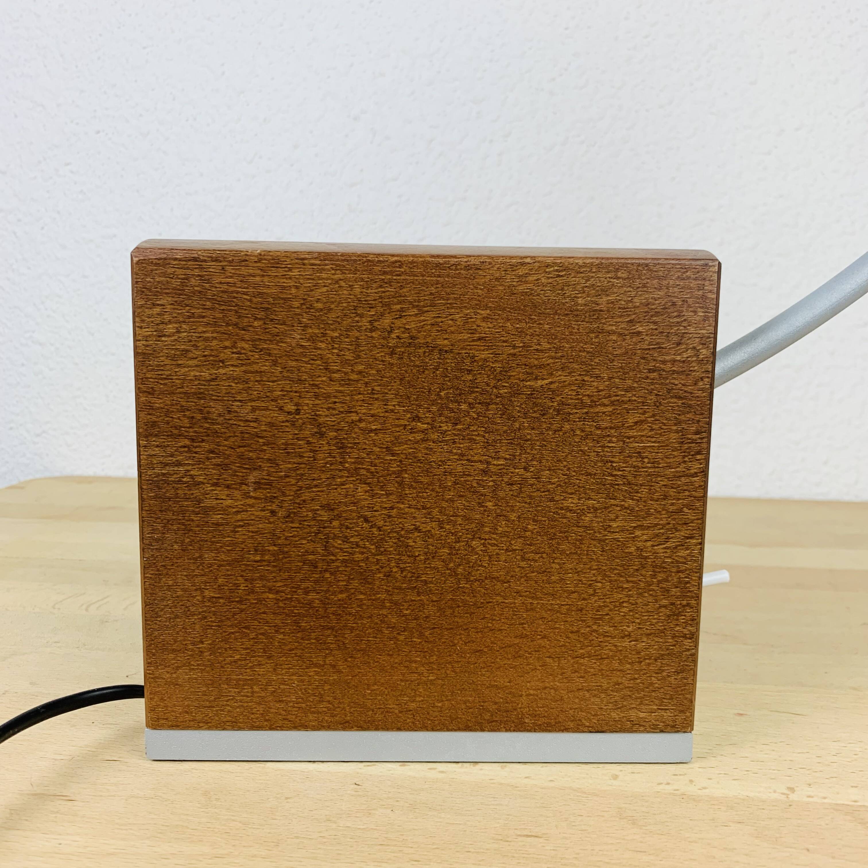 Vintage Ligne Roset teak lamp