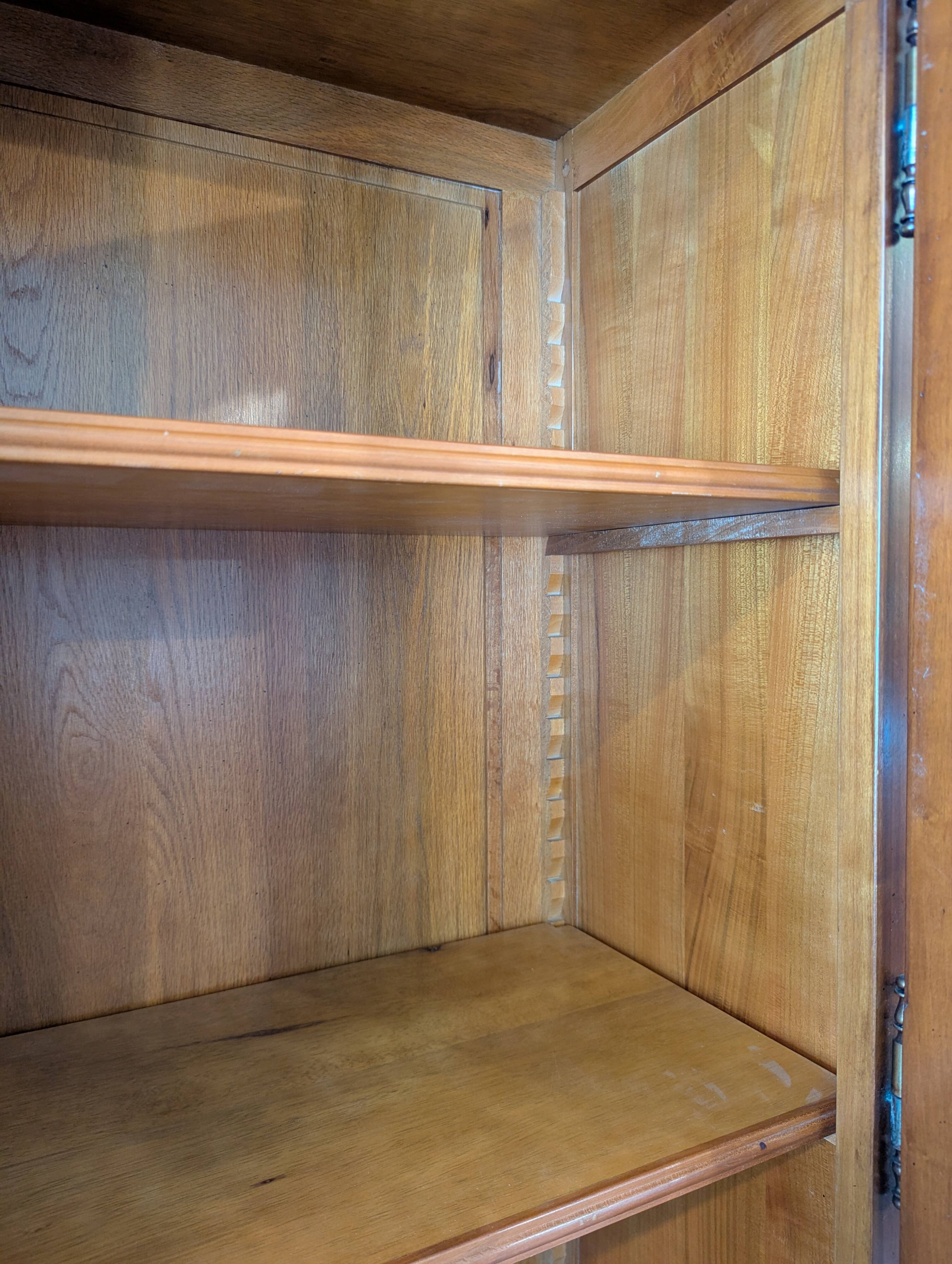 Cherry wood bookcase
