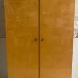 Vintage wardrobe with compass feet