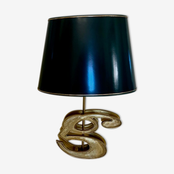 Bronze sculpture lamp