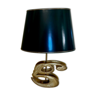 Bronze sculpture lamp