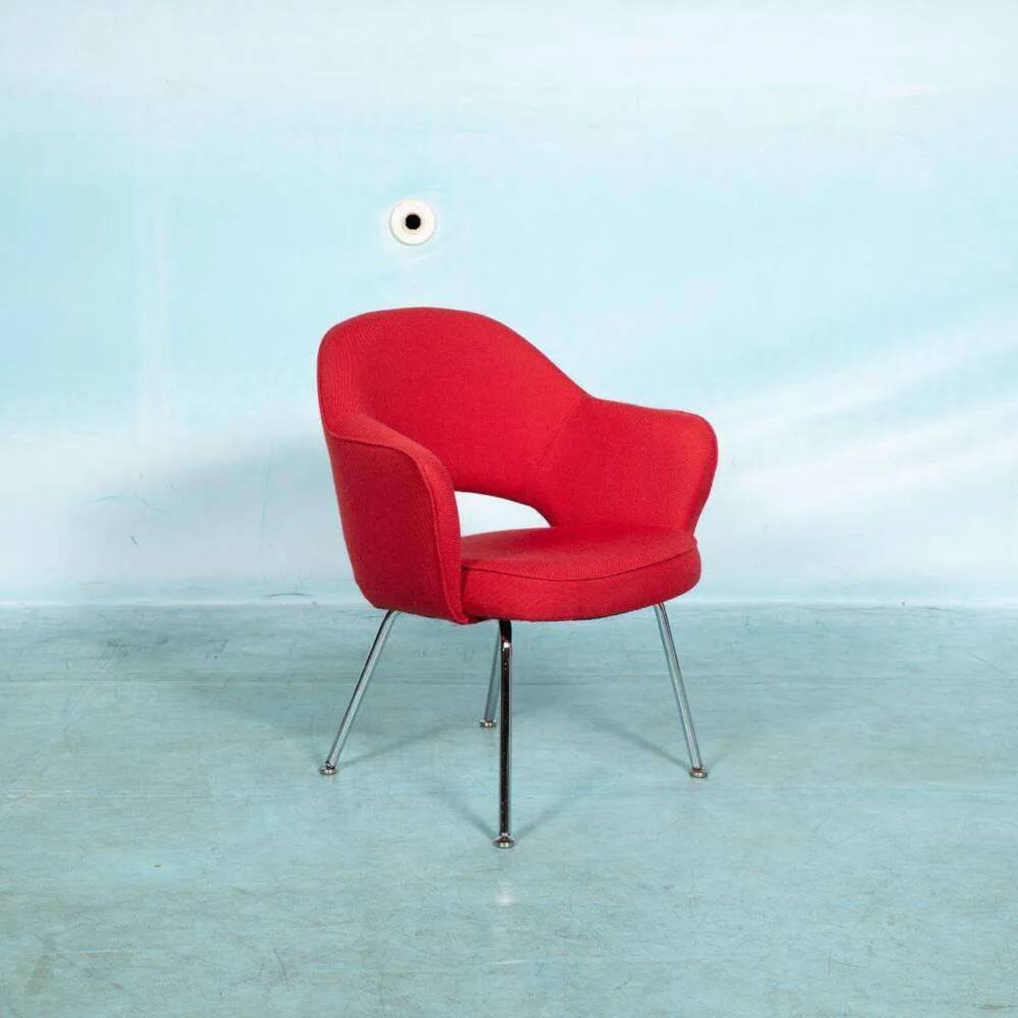 Chaise exécutive Knoll Saarinen des années 1960, époque spatiale.