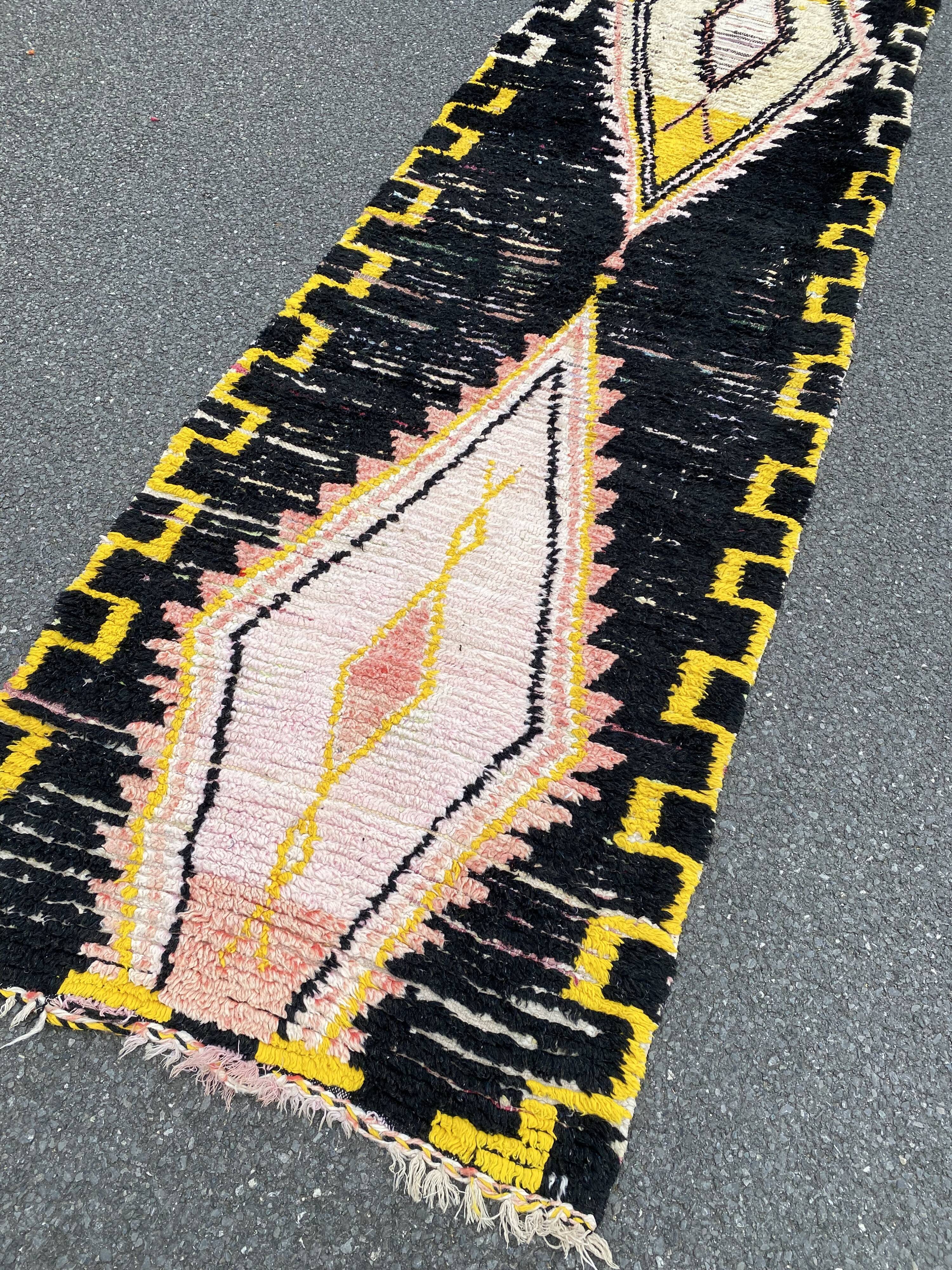 Carpet berbere corridor boujaad 95x380 cm