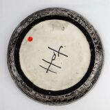 Mirror hofmann ceramic gray vallauris 1950