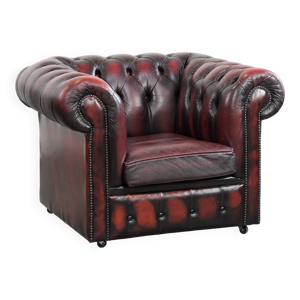 Fauteuil Chesterfield - cuir