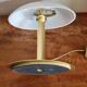 Vintage Italian table lamp, frosted glass