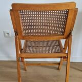 Cannage folding chair 1970
