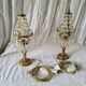 Paire de lampes cristal