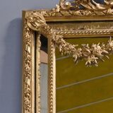 Important mirror with parcloses, Louis XVI style – late 19th century