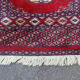 Handmade wool carpet Bukhara Pakistan 118x 61 cm