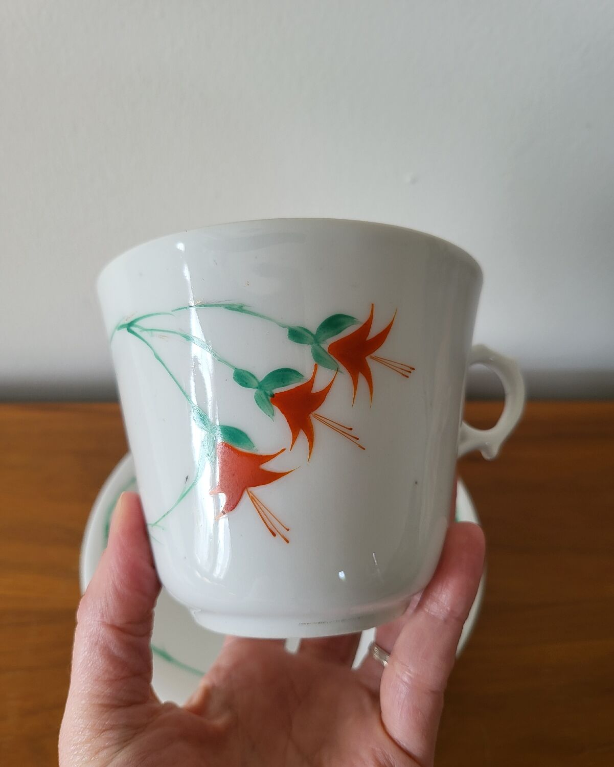 Breakfast Chocolate Cup in Parisian Porcelain